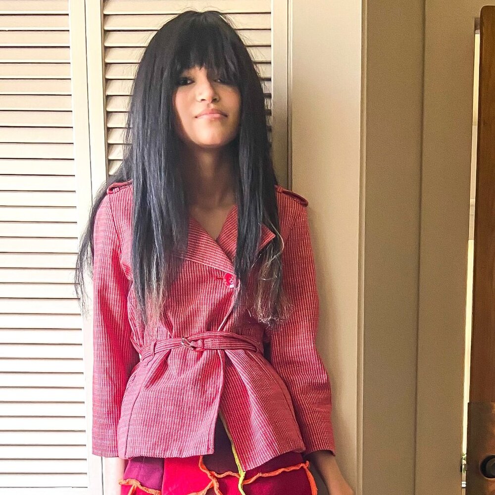 Marc Jacobs Red Double Breasted Jacket